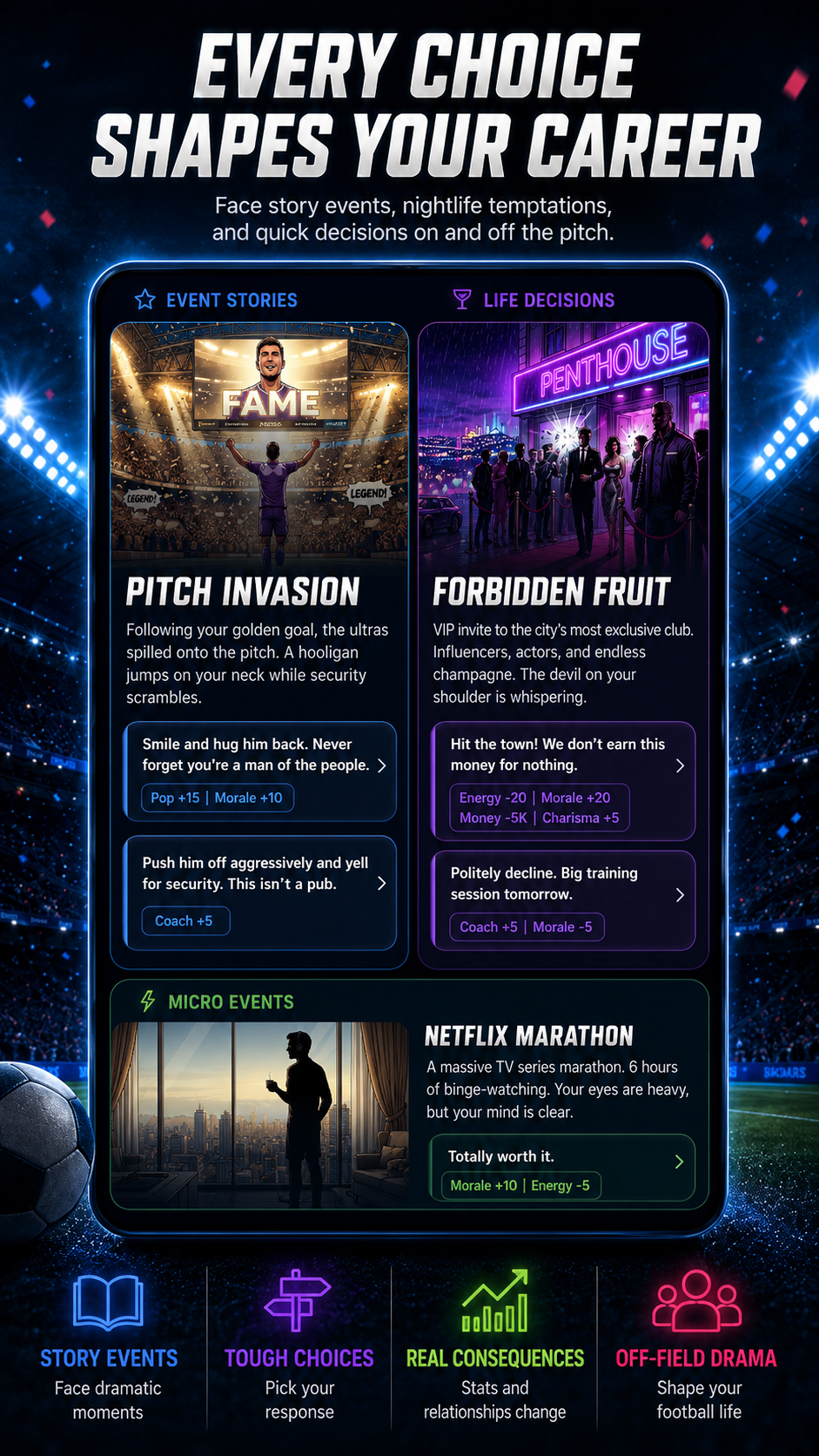 DeckBall — Story events