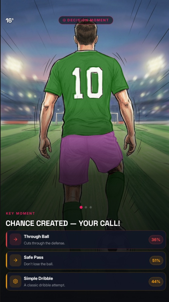DeckBall career screen